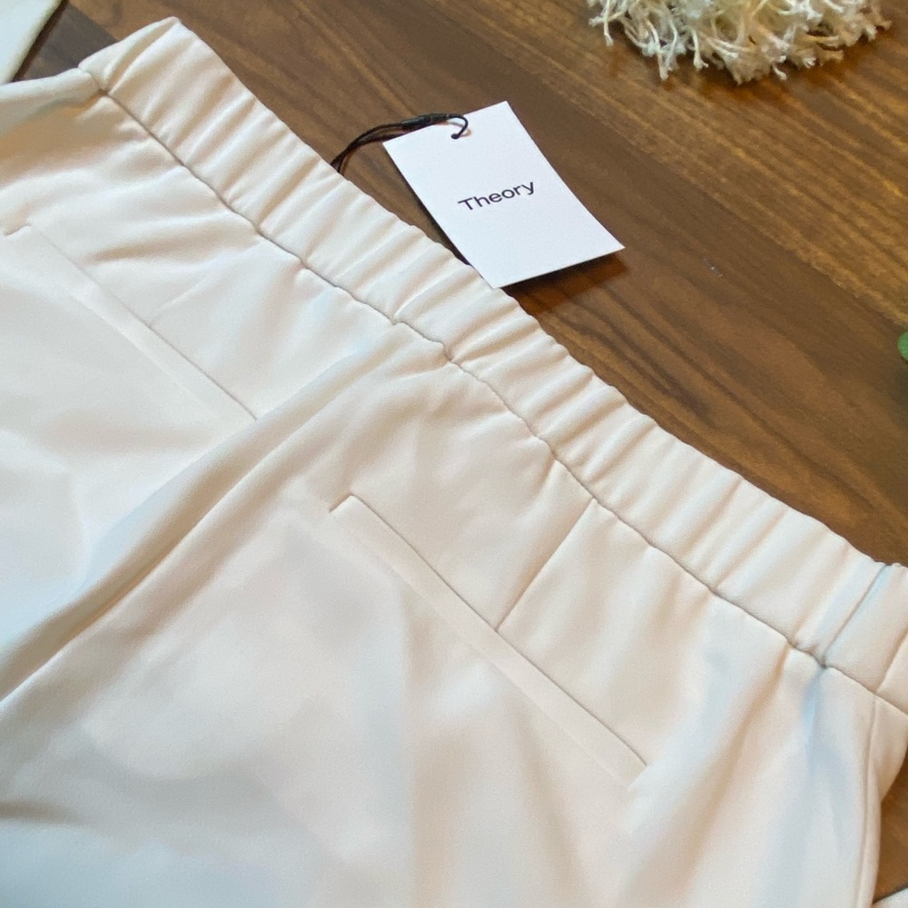 🆕THEORY Thaniel Z2 warm Ivory pants - Picture 9 of 15